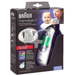 Braun ThermoScan 7 Ear Thermometer - Accurate & Reliable Temperature Measurement (Model 4022167652195)